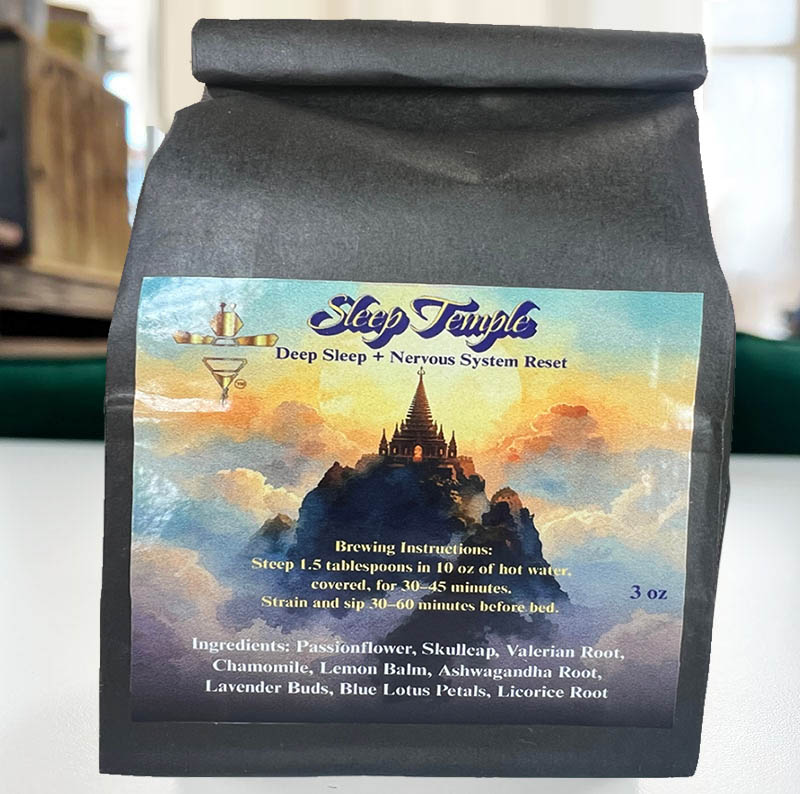 Bees Wellness Sleep Temple Loose Tea Menu