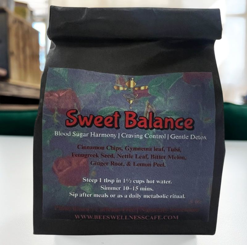 Bees Wellness Cafe Sweet Balance Tea Menu