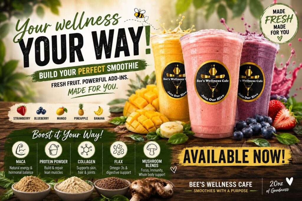 Fresh Fruit Smoothies Made to Order